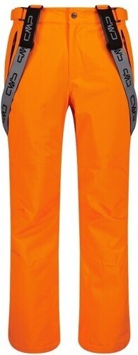 Cmp-CMP Salopette de ski homme avec bretelles amovibles - Orange-2