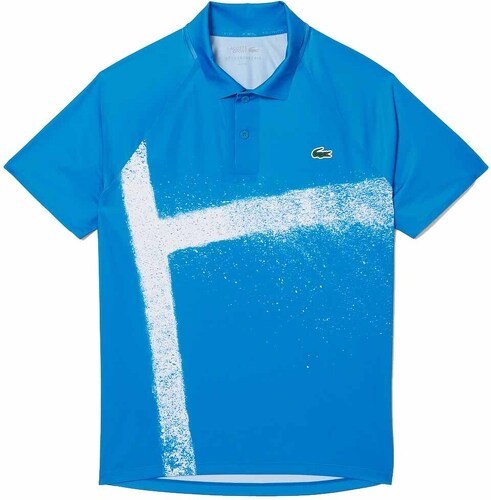 LACOSTE-Polo Lacoste Tennis Novak Djokovic Player Bleu / Blanc-0