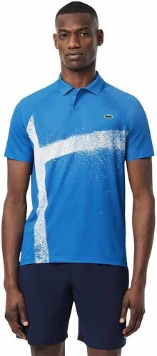 LACOSTE-Polo Lacoste Tennis Novak Djokovic Player Bleu / Blanc-2