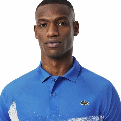 LACOSTE-Polo Lacoste Tennis Novak Djokovic Player Bleu / Blanc-4