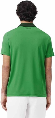 LACOSTE-Polo Lacoste Tennis Novak Djokovic Vert / Marine Version Fan-3