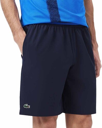 LACOSTE-Short Lacoste Tennis Novak x Djokovic Bleu marine-1