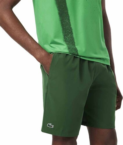 LACOSTE-Short Lacoste Tennis Novak x Djokovic Vert-2