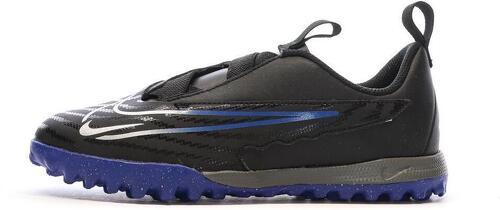 NIKE-Chaussures de Foot Noir/Bleu Junior Nike Phantom GX Academy TF-0