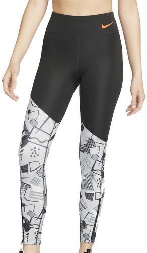 NIKE-Legging Noir/Gris Femme Nike Run-0