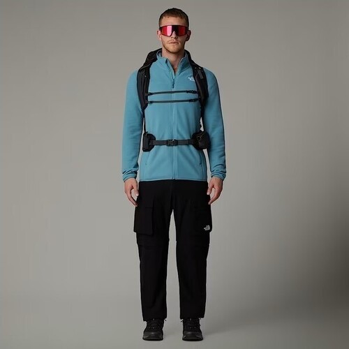 THE NORTH FACE-THE NORTH FACE Veste en polaire zippée 100 Glacier pour homme - ALGAE BLUE-1