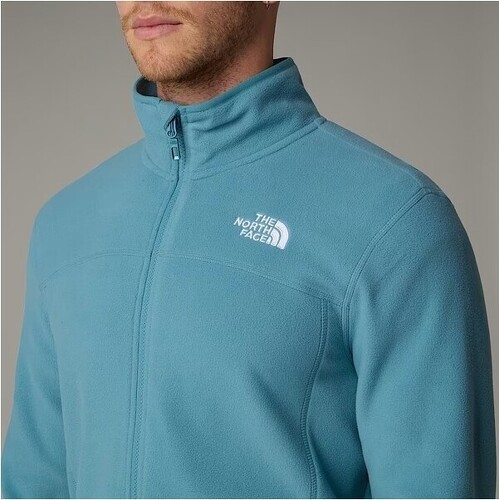 THE NORTH FACE-THE NORTH FACE Veste en polaire zippée 100 Glacier pour homme - ALGAE BLUE-4