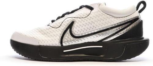 NIKE-Chaussure de Tennis Gris/Noir Femme Nike Zoom Court Pro HC-0