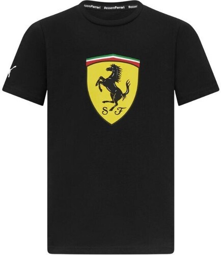 SCUDERIA FERRARI-T-Shirt Bouclier Noir pour Enfant - PUMA Scuderia Ferrari Formule 1-0