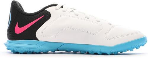 NIKE-Chaussures de Foot Blanc/Bleu Junior Nike Legend 9 Club TF-1