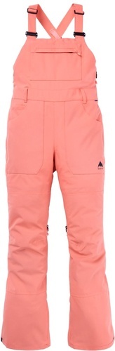 BURTON-Pantalon De Ski / Snow Burton Sb Avalon Stretch Bib Peach Echo Femme-0