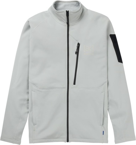 BURTON-Polaire Burton Sb [ak] Baker Stretch Fleece Full-zip Gray Cloud Homme-0