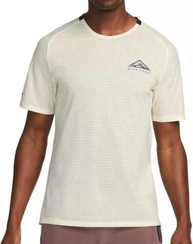 NIKE-T-shirt Jaune  Homme Nike Trail13-0