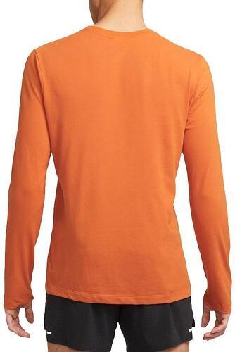 NIKE-T-shirt Manches Longues Orange Homme Nike Df Tee-1