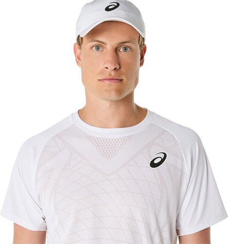 ASICS-T-Shirt Asics Match Blanc-2