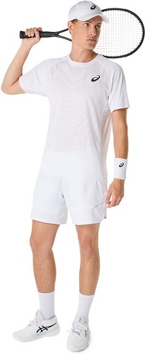 ASICS-T-Shirt Asics Match Blanc-3