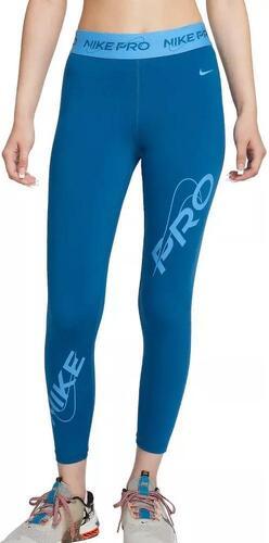 NIKE-Legging Bleu Femme Nike 7/8 training PRO-0