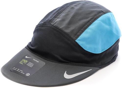 NIKE-Casquette Noire/Bleu Homme Nike Fast Cap-0