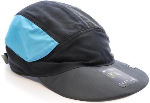 NIKE-Casquette Noire/Bleu Homme Nike Fast Cap-1